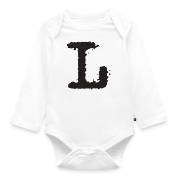 L - Baby Bio-Langarm-Body - Weiß - Vorne