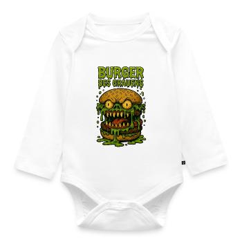 Citizen of Horror - Organic Longsleeve Baby Bodysuit - white - Front
