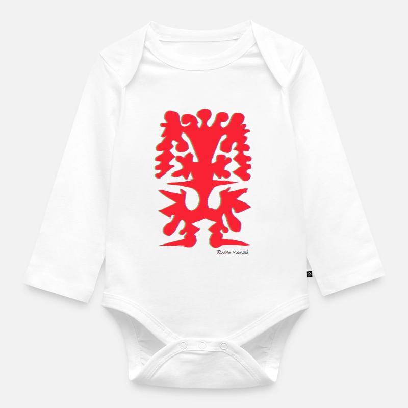 Proyecto_nuevo_-5- - Organic Longsleeve Baby Bodysuit - white