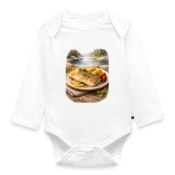Gifts of the Far North - Makcyn - Organic Longsleeve Baby Bodysuit - white - Front