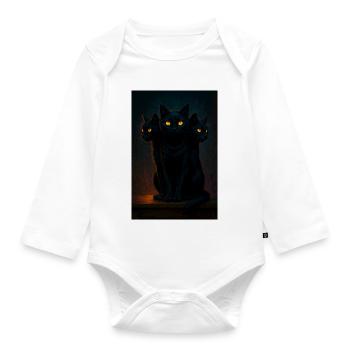 RockyZoo15 - Organic Longsleeve Baby Bodysuit - white - Front