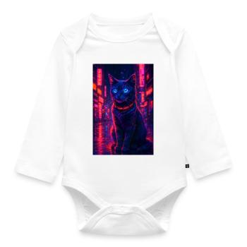 RockyZoo26 - Organic Longsleeve Baby Bodysuit - white - Front
