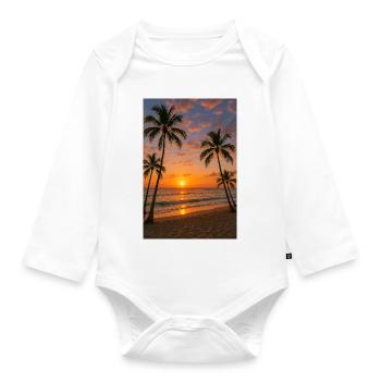 RockyZoo28 - Organic Longsleeve Baby Bodysuit - white - Front