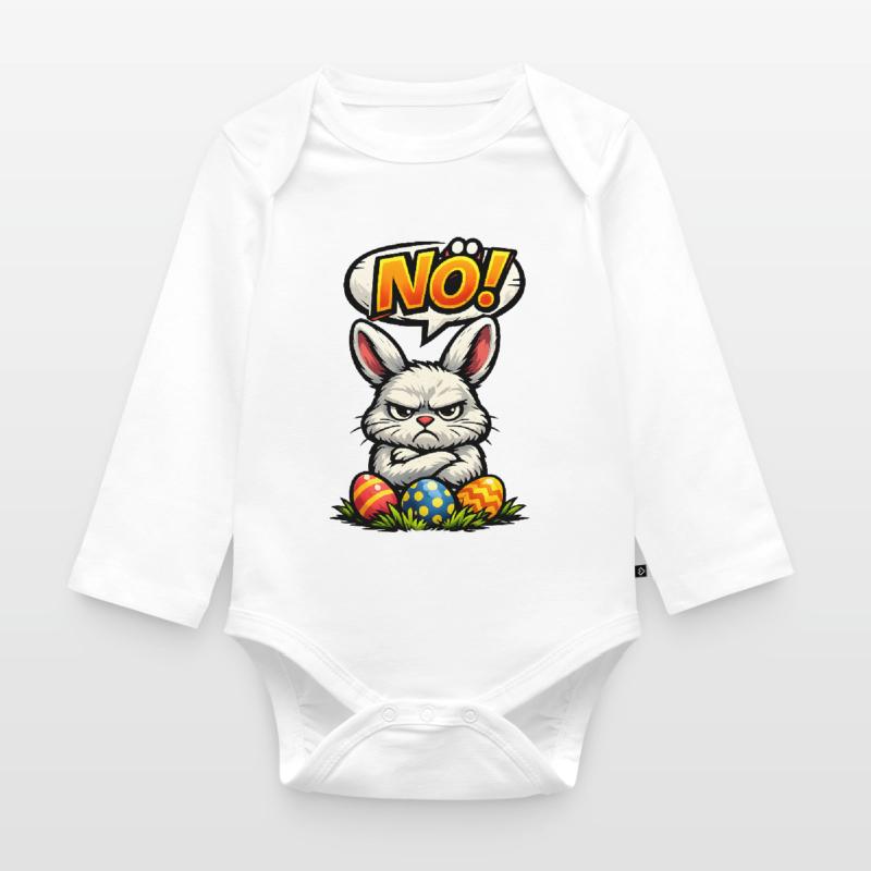 Lower Austrian Bunny Easter Gift Organic Longsleeve Baby Bodysuit