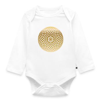 Torus Yantra - Body Bébé bio manches longues - blanc - Devant