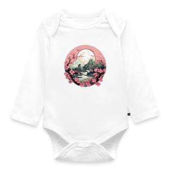 Summit Symphony - Organic Longsleeve Baby Bodysuit - white - Front