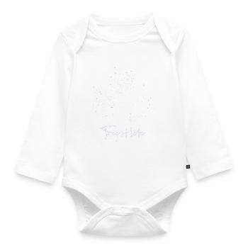 Arbre de Vie,Arbre de Vie,Arbre,Blanc,Peinture - Body Bébé bio manches longues - blanc - Devant