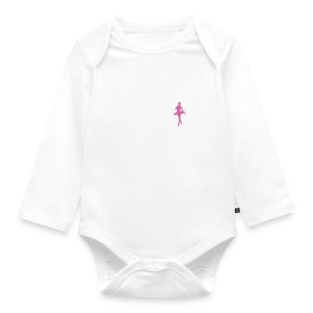 Ballet Dancing - Organic Longsleeve Baby Bodysuit - white - Front