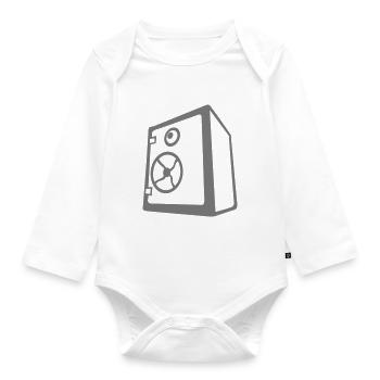 sicher 16 - Baby Bio-Langarm-Body - Weiß - Vorne
