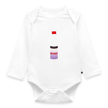 Nitro, Nitrodolski Nitro dolski Wojtek Suchodolski - Baby Bio-Langarm-Body - Weiß - Vorne