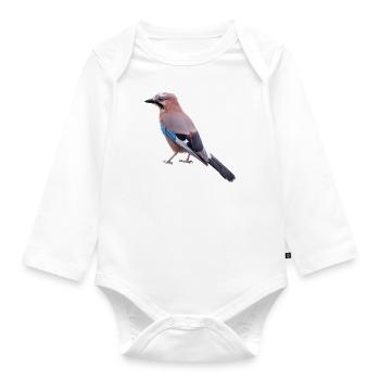 jay am431 - Organic Longsleeve Baby Bodysuit - white - Front