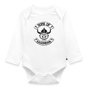 Sons of Black Nutria - Organic Longsleeve Baby Bodysuit - white - Front
