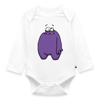 PlumBoo totale - Organic Longsleeve Baby Bodysuit - white - Front