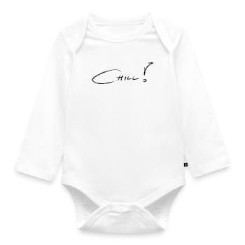 Chill - Baby Bio-Langarm-Body - Weiß - Vorne