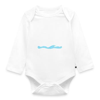 Family Cruise - Organic Longsleeve Baby Bodysuit - white - Front