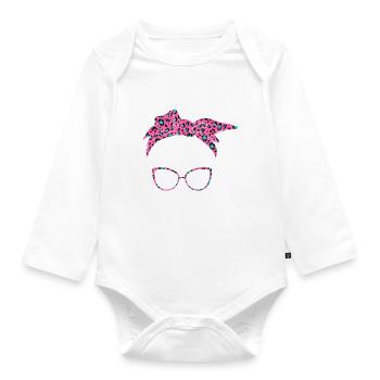 Krankenschwester Nurse Life - Baby Bio-Langarm-Body - Weiß - Vorne