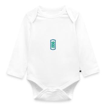 1956 - Baby Bio-Langarm-Body - Weiß - Vorne