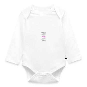 Style 1965 - Baby Bio-Langarm-Body - Weiß - Vorne