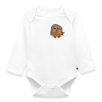 Ostern - Baby Bio-Langarm-Body - Weiß - Vorne