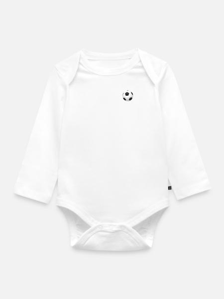 Fallrückzieher - Baby Bio-Langarm-Body - Weiß