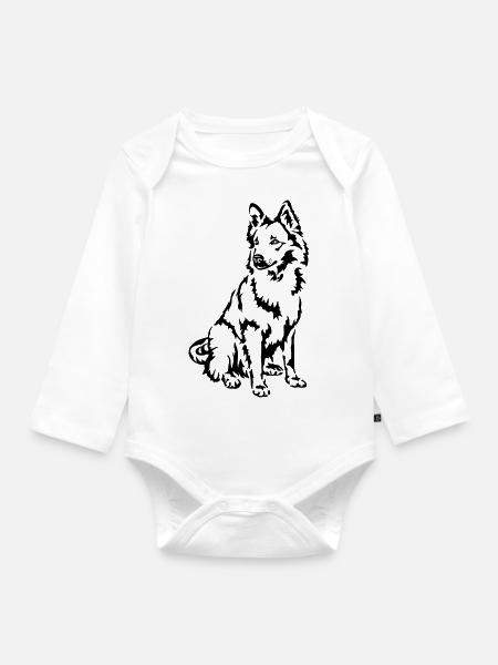 Harzer Fuchs - Baby Bio-Langarm-Body - Weiß