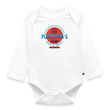 Poseidon - Organic Longsleeve Baby Bodysuit - white - Front