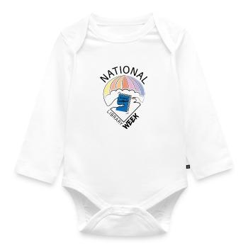 Book Week Friend of Books - Organic Longsleeve Baby Bodysuit - white - Front