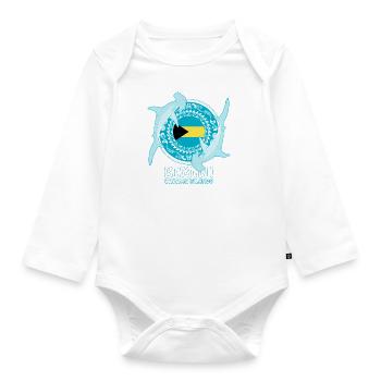 Requin-marteau Bimini - Body Bébé bio manches longues - blanc - Devant