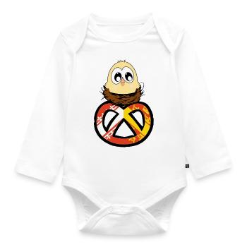 Alsace Chick - Organic Longsleeve Baby Bodysuit - white - Front