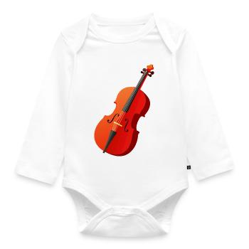 cello - Organic Longsleeve Baby Bodysuit - white - Front