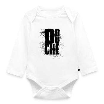 douchebag - Douche chaude - Body Bébé bio manches longues - blanc - Devant