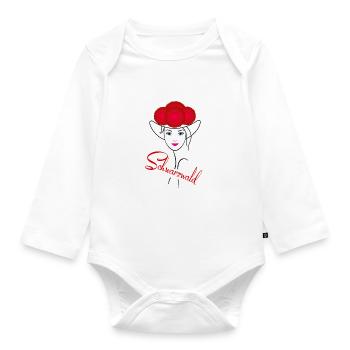 Black Forest - Organic Longsleeve Baby Bodysuit - white - Front