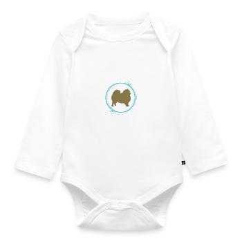 Spitz - Baby Bio-Langarm-Body - Weiß - Vorne