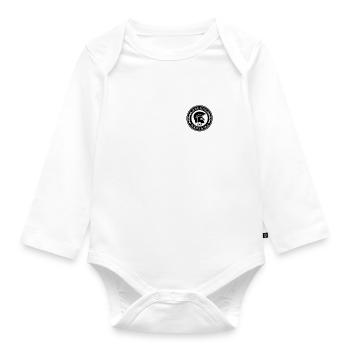 Reggae, Roots & Ska graphic - Trojan Clothing - Organic Longsleeve Baby Bodysuit - white - Front