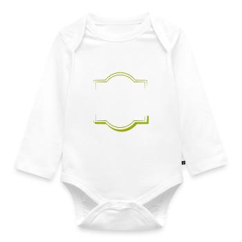 Dzien Dobry, gift, gift idea - Organic Longsleeve Baby Bodysuit - white - Front