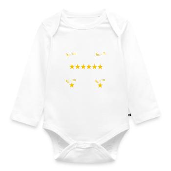 Mathelehrer Nachhilfelehrer - Baby Bio-Langarm-Body - Weiß - Vorne