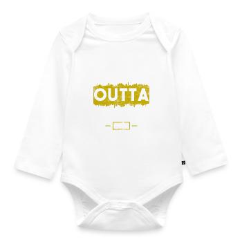 Istanbul - Organic Longsleeve Baby Bodysuit - white - Front