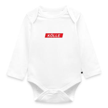 Kölle - Du bist meine Heimat - Baby Bio-Langarm-Body - Weiß - Vorne