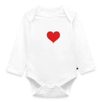 J’aime les climatosceptiques de CO2 Motif - Body Bébé bio manches longues - blanc - Devant