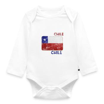 Chili - Body Bébé bio manches longues - blanc - Devant