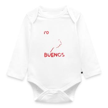 Buenos Aires - Baby Bio-Langarm-Body - Weiß - Vorne