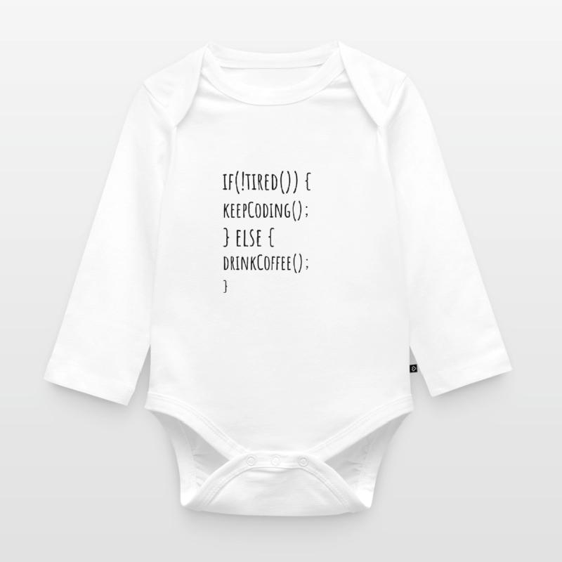 Continuez à coder Body Bébé bio manches longues