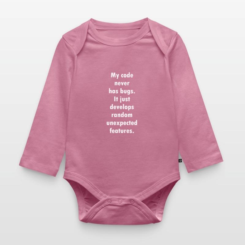 Programmierer Code Bugs Computer Science Nerd Baby Bio-Langarm-Body
