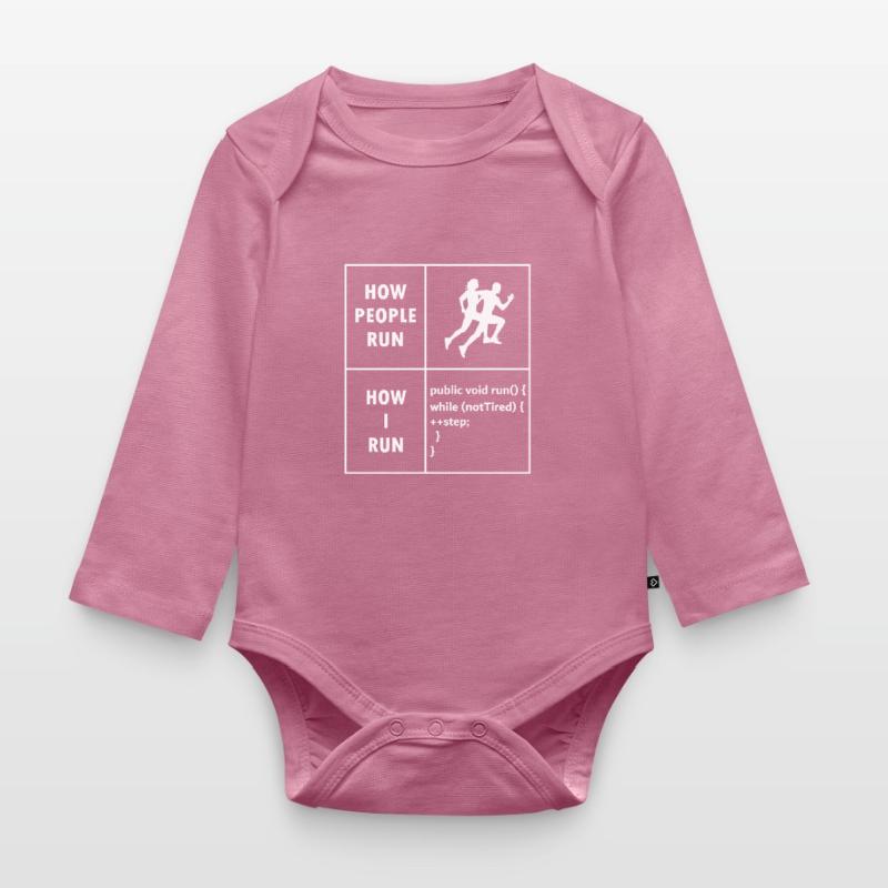 Programmeur Computer Scientist Gift Computer Nerd Body Bébé bio manches longues