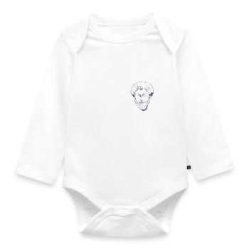 Marcus Aurelius Quote Philosophy Philosopher Stoic - Organic Longsleeve Baby Bodysuit - white - Front
