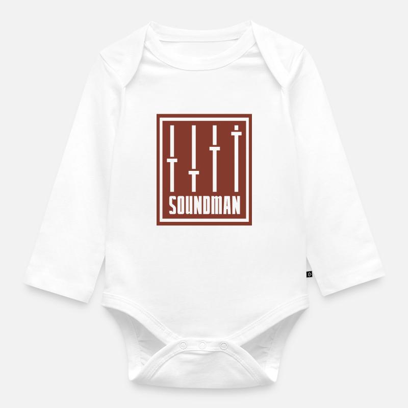 Tontechniker Tontechnik Veranstaltungstechniker - Baby Bio-Langarm-Body - Weiß