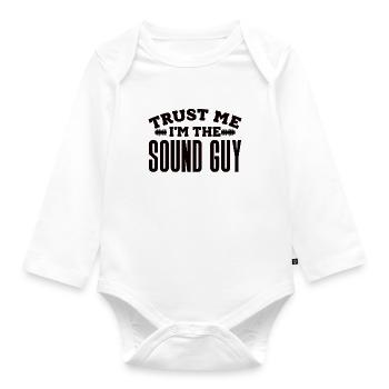 Audio Engineer Toningenieur Ton Tontechniker Mixer - Baby Bio-Langarm-Body - Weiß - Vorne