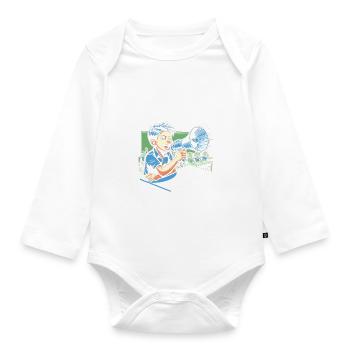 Klassensprecher - Baby Bio-Langarm-Body - Weiß - Vorne