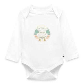 Herdmännchen - Baby Bio-Langarm-Body - Weiß - Vorne