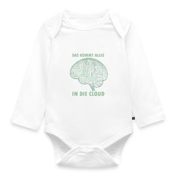 Informatiker Spruch - Baby Bio-Langarm-Body - Weiß - Vorne